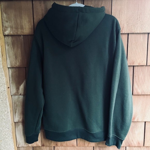 Michigan State University XL Hoodie Chenille Embroidery Green Sweatshirt MSU - Picture 9 of 10